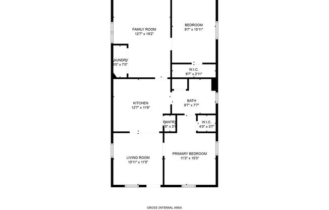 3 beds, 1 bath, $1,595