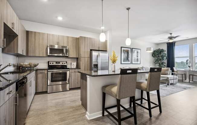 Granite countertops and island top - Enclave at Cherry Creek