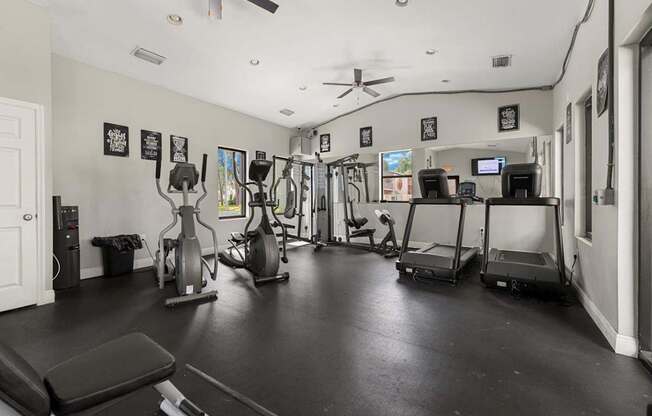Fitness center at Oasis at Bayside Apartments in Largo, FL