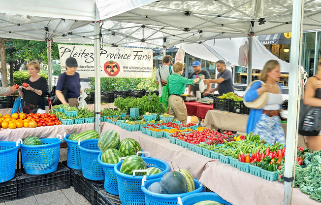 Experience Multiple Nearby Farmers Markets Including This One at Welburn Square