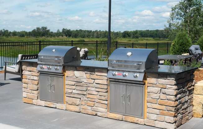 Grill Station at The Legends of Blaine 55+, Blaine, MN