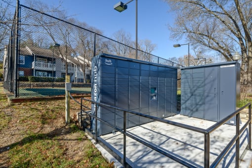 Amazon Hub Lockers at The Players Club Apartments in Nashville, TN