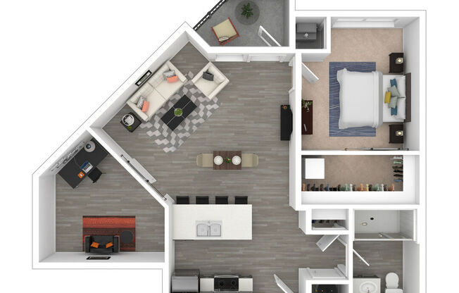 1 bed, 1 bath, 815 sqft, $1,792