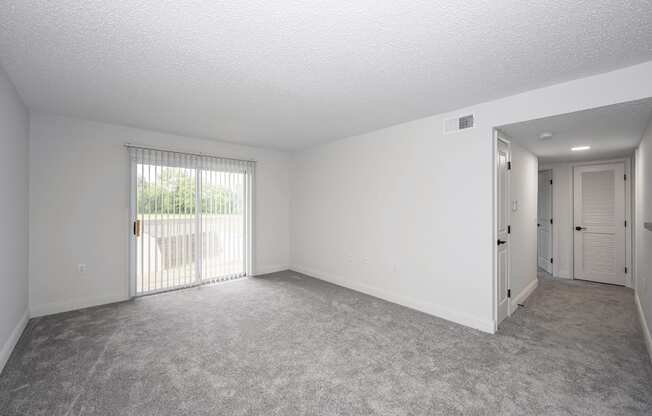 Carpeted Living Area at Honey Creek, Greenwood, IN, 46143