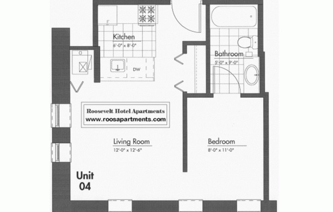 1 bed, 1 bath, 577 sqft, $1,850, Unit 204