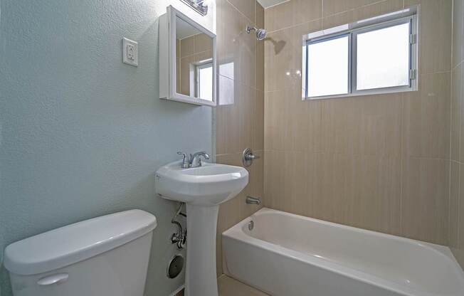 Well-lit bathroom - Helios Apartments Miami Beach