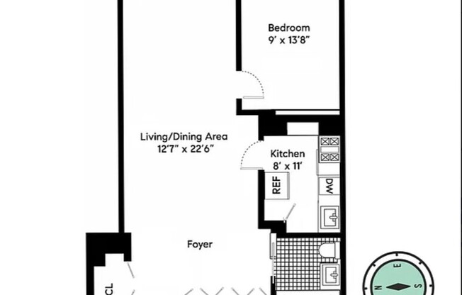 Studio, 1 bath, 700 sqft, $5,000, Unit 3D