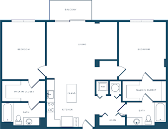 2 beds, 2 baths, 1,202 sqft, $3,593