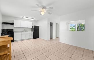 Studio, 1 bath, 480 sqft, $1,600, Unit Sunrise Circle B