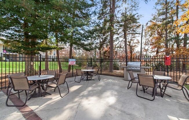 Outdoor patio and BBQ space