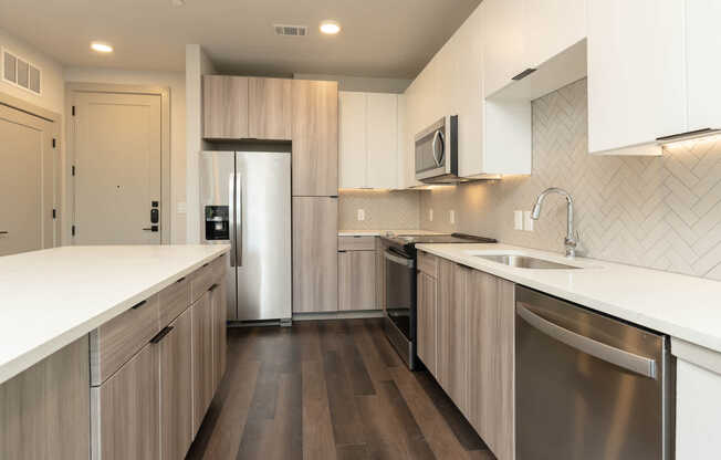 Kitchen with Stainless Steel Appliances