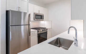 Kitchen with Stainless Steel Appliances