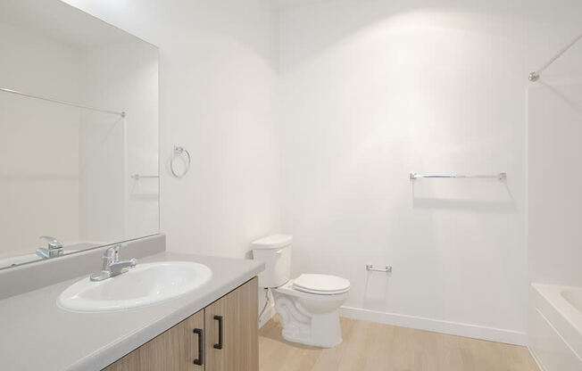 Bathroom sink and tub