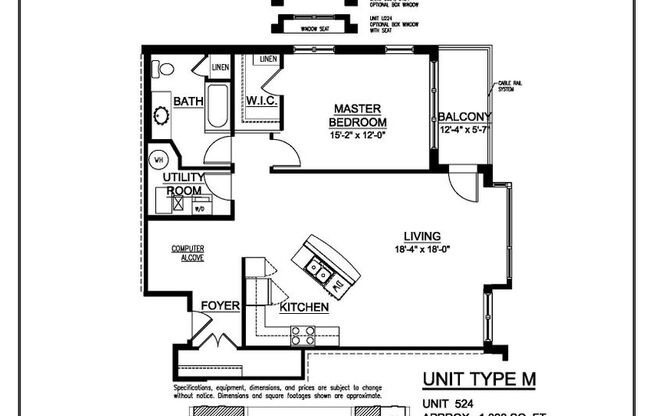 1 bed, 1 bath, 1,090 sqft, $2,095, Unit 324