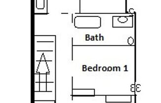 2 beds, 1 bath, 1,015 sqft, $1,200