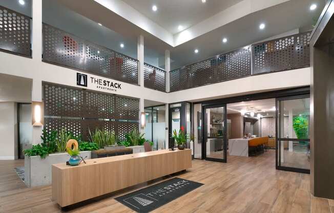 The Stack - Sugarhouse Apartments Clubhouse Counter