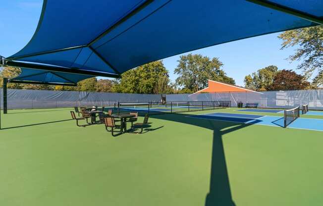 Tennis Courts at The Waverly, Belleville, MI, 48111