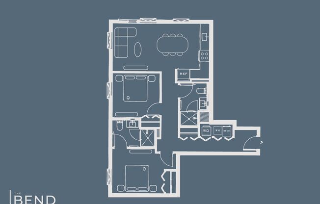 2 beds, 2 baths, 880 sqft, $2,595, Unit 301