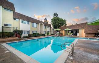 our apartments have a large swimming pool for residents to enjoy