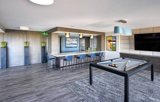 Newly Renovated Clubroom with Billiards