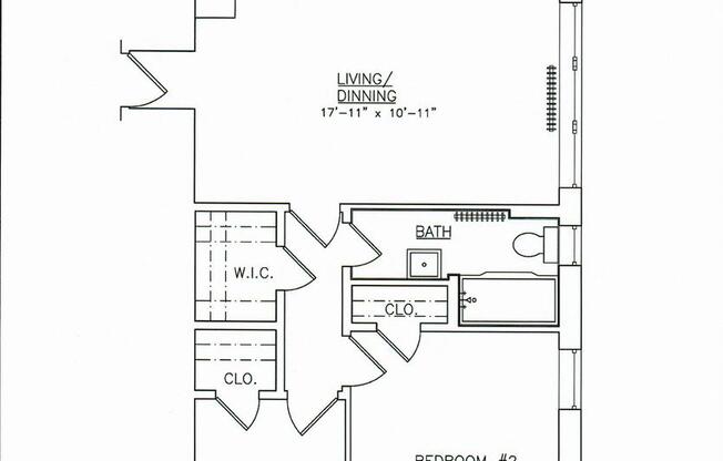 3 beds, 1 bath, $1,675, Unit 102A