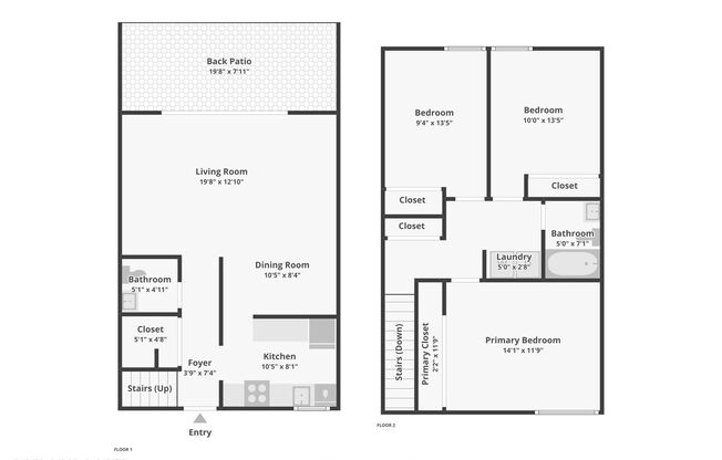 3 beds, 1.5 baths, 1,231 sqft, $2,295, Unit N1