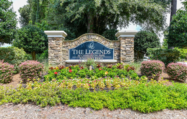 Community Monument Sign at Legends at Charleston Park Apartments, North Charleston, SC, 29420