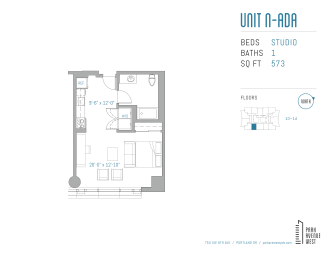 Studio, 1 bath, 572 sqft, $1,511