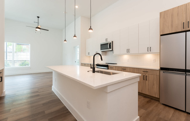 Kitchen with Stainless Steel Appliances