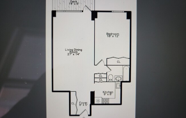 1 bed, 1 bath, 805 sqft, $2,800, Unit 045