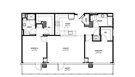 2 beds, 2 baths, 1,187 sqft, $5,170