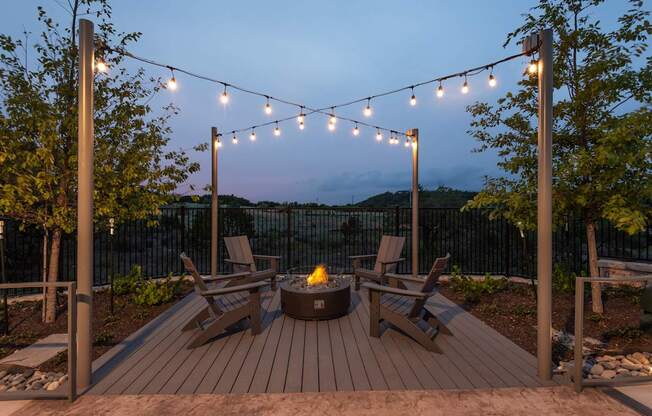 Outdoor Fire Pit at The Artesian at Bee Cave