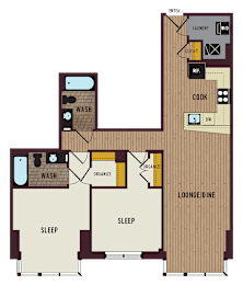 2 beds, 2 baths, 1,110 sqft, $3,244