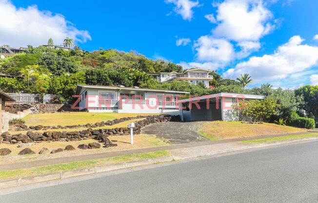 Lower Waialae Iki 3 Bedroom, 2 Bath Single Family Home