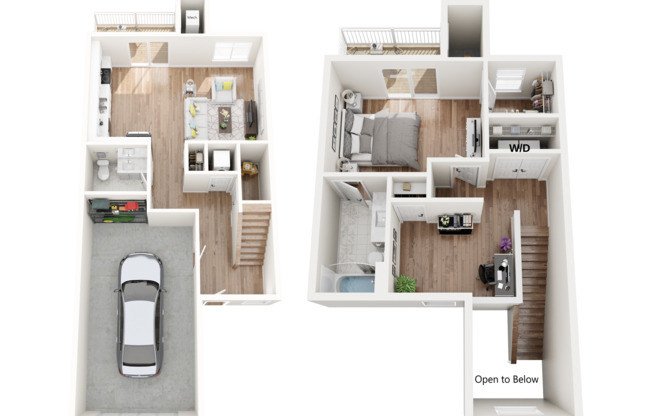 1 bed, 1.5 baths, 1,178 sqft, $2,150, Unit 4921-4