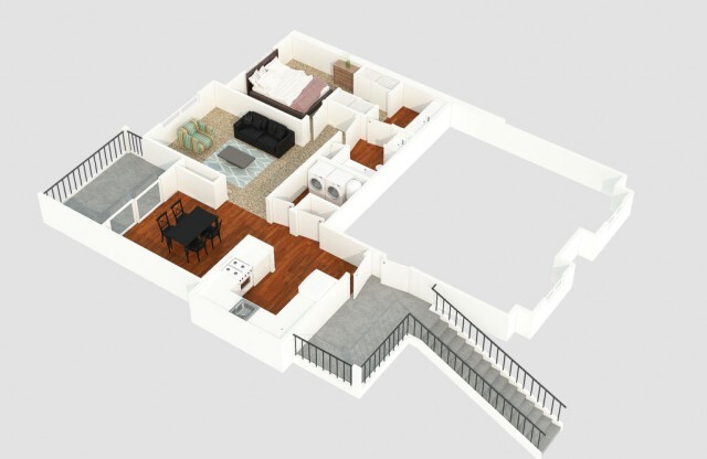 1 bedroom apartment floor plan