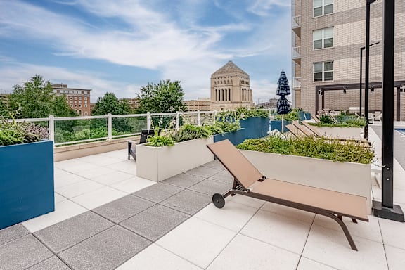 Rooftop Patio at The Whit Apartments, Indiana, 46204