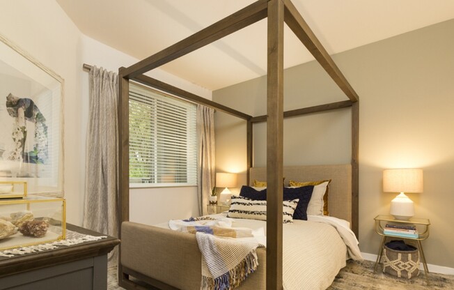Expansive bedroom spaces