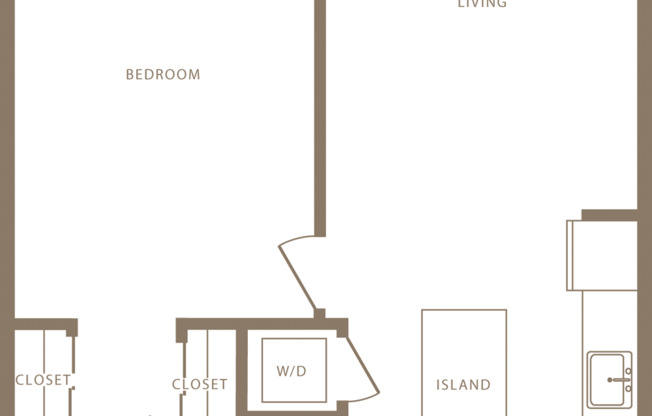 1 bed, 1 bath, 728 sqft, $1,895, Unit 2319