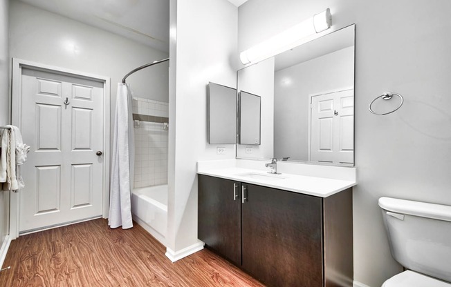 Newly renovated, Spa-Inspired Bathrooms at Windsor at Liberty House, Jersey City, NJ