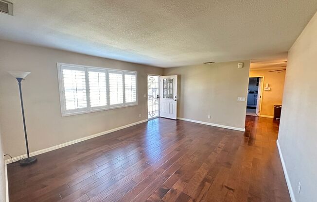 4BD/2BA House in Granite Hills with attached garage, sparkling pool, fenced back yard, close to great schools.