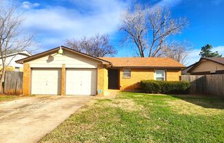 3 Bed 1.5 Bath 2 Car Garage in Roberts South Highland Addn SW OKC