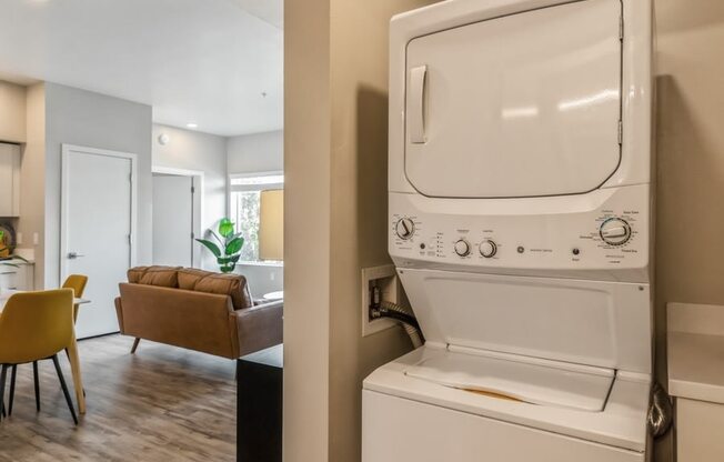 Washer and Dryer at Parq Crossing Apartments