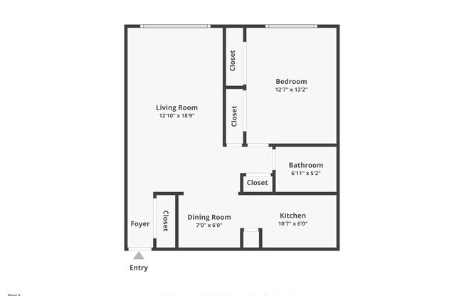 1 bed, 1 bath, 575 sqft, $1,750, Unit 541-509