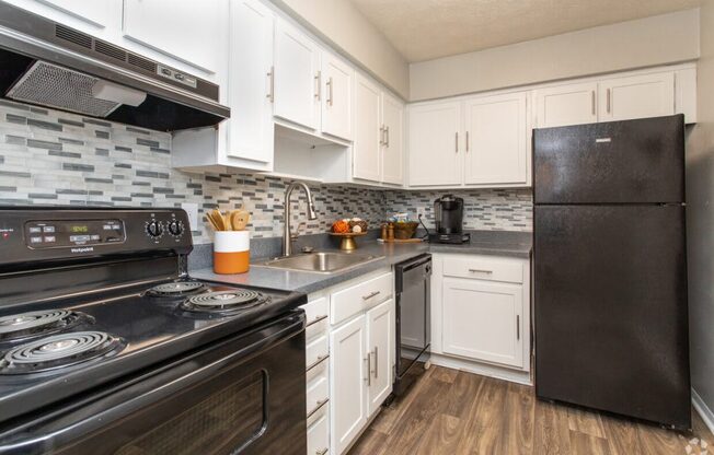 kitchen appliances at Parks at Utoy Creek Apartments in Atlanta, Georgia