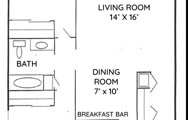 2 beds, 1 bath, 866 sqft, $1,299, Unit C203