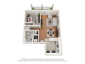 1 bed, 1 bath, $1,845