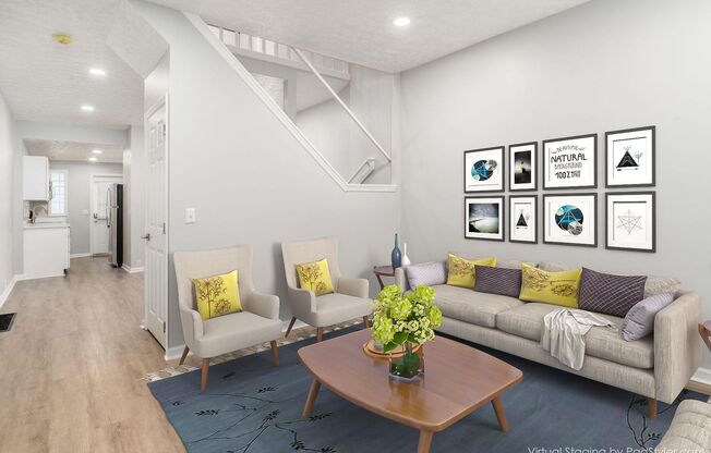 Available Now!!! Newly Renovated Merion Village 1 Bedroom Townhome with Fenced in Yard