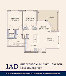 2 beds, 1 bath, 1,015 sqft, $1,880