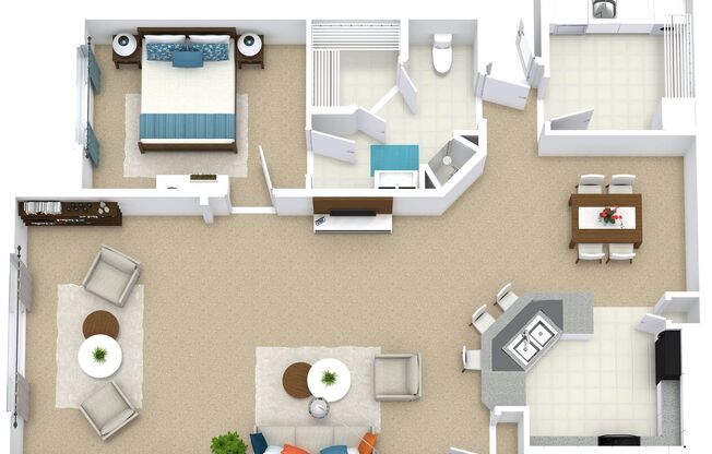 1 bed, 1 bath, 835 sqft, $1,419, Unit 23-303